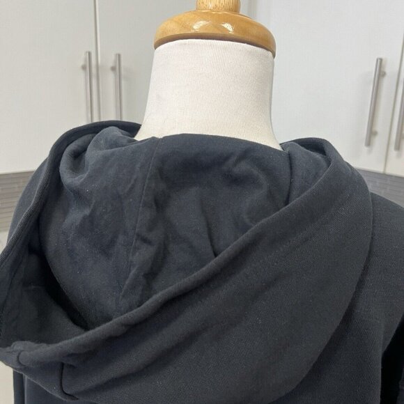 Nike Sportswear Icon Clash Cropped Hoodie Size S Small Black - Picture 8 of 8